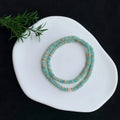 Glacier Amazonite Double Wrap Bracelet