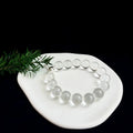 Clear Quartz V-Drilled Bracelet
