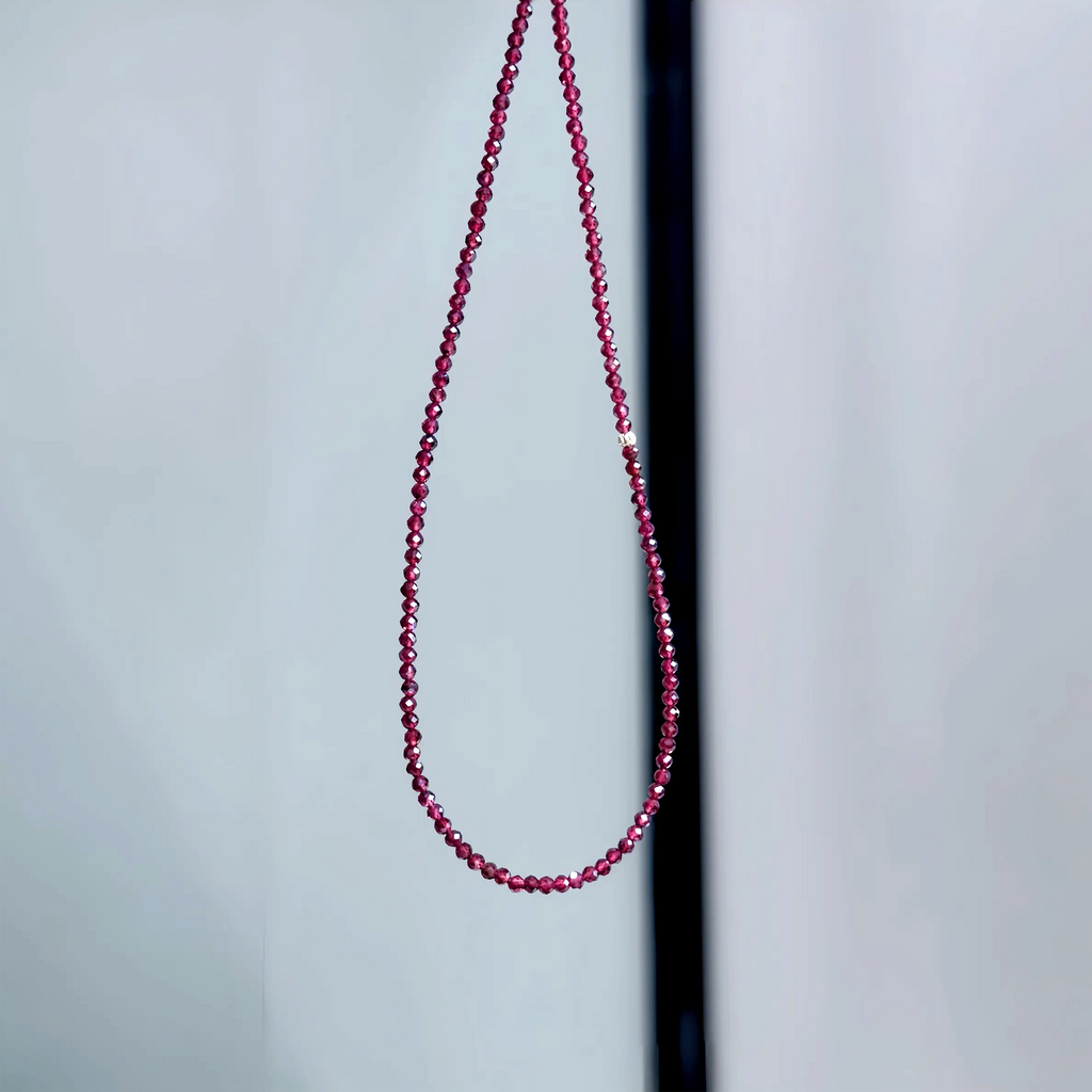 Dark Lord Garnet Double Wrap Bracelet