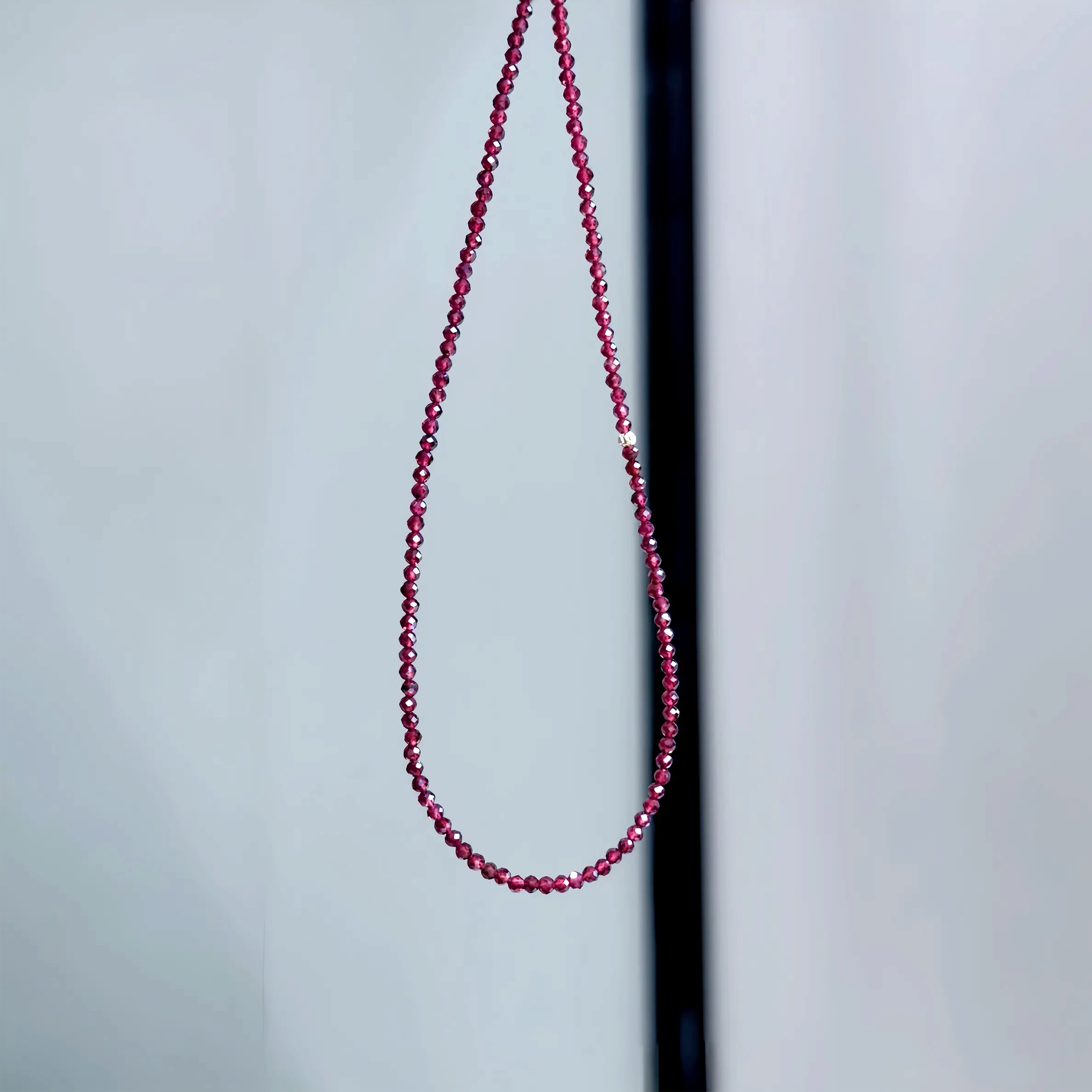 Dark Lord Garnet Double Wrap Bracelet