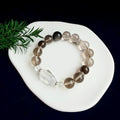 Gradient Smoky Quartz Mixed Crystal Bracelet