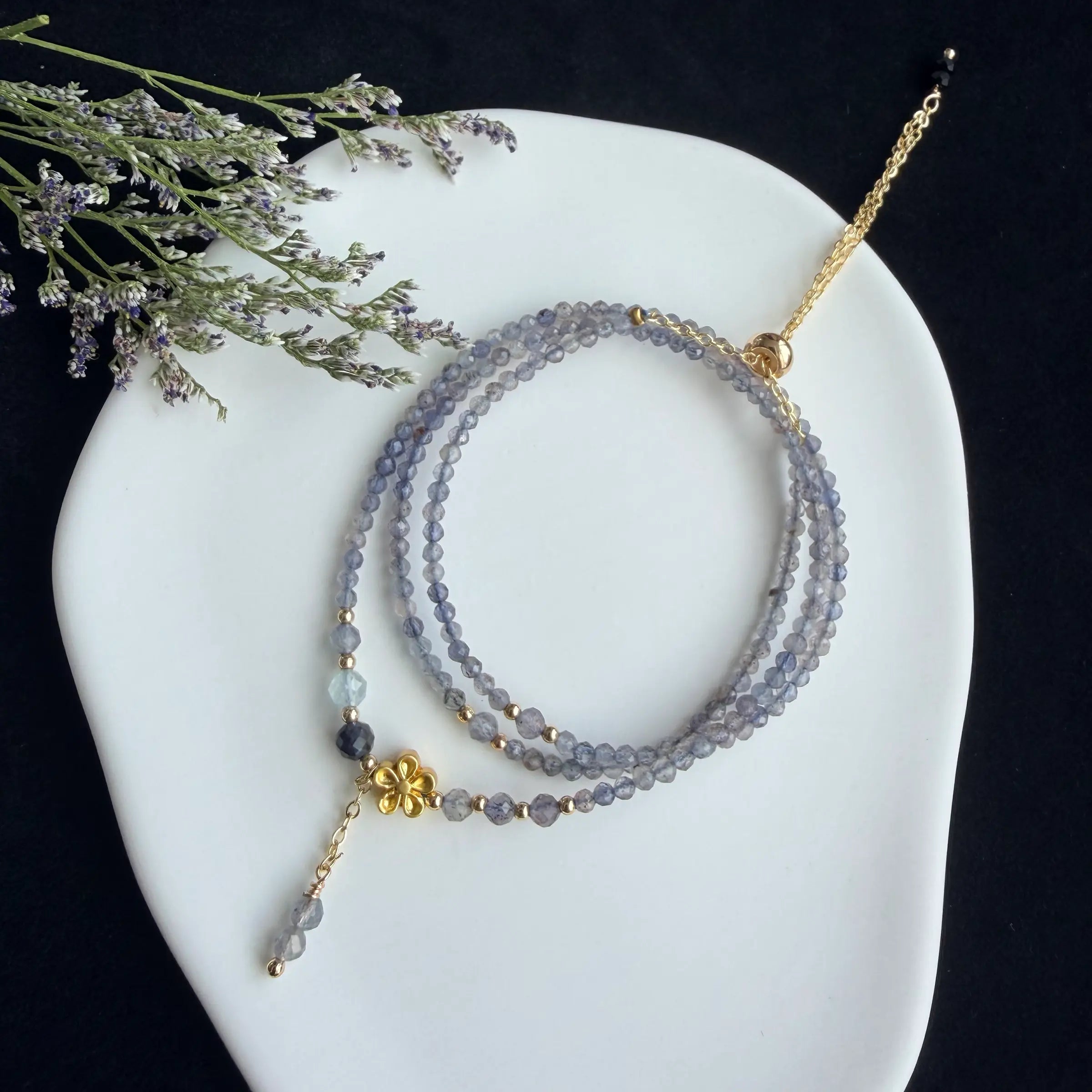 Lolite Convertible Necklace & Bracelet