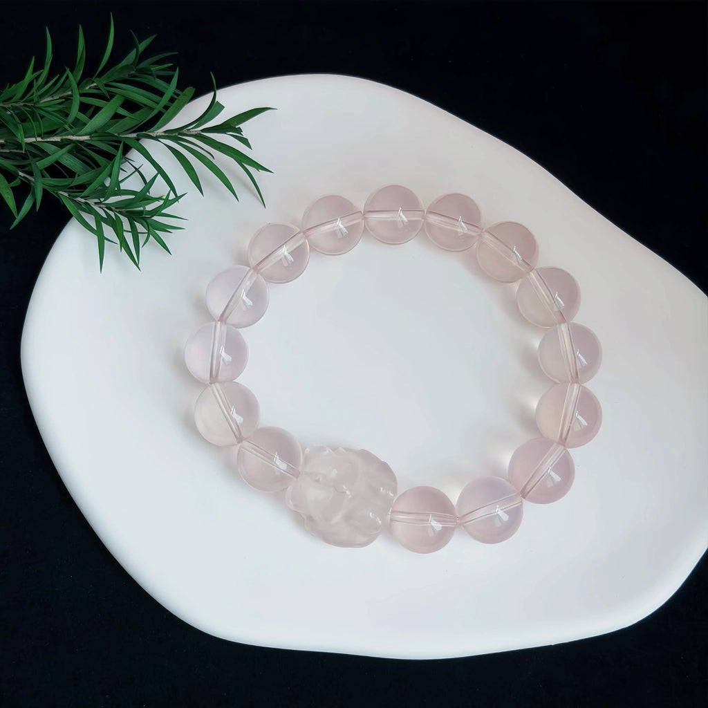 Rose Quartz Dream Fox Bracelet