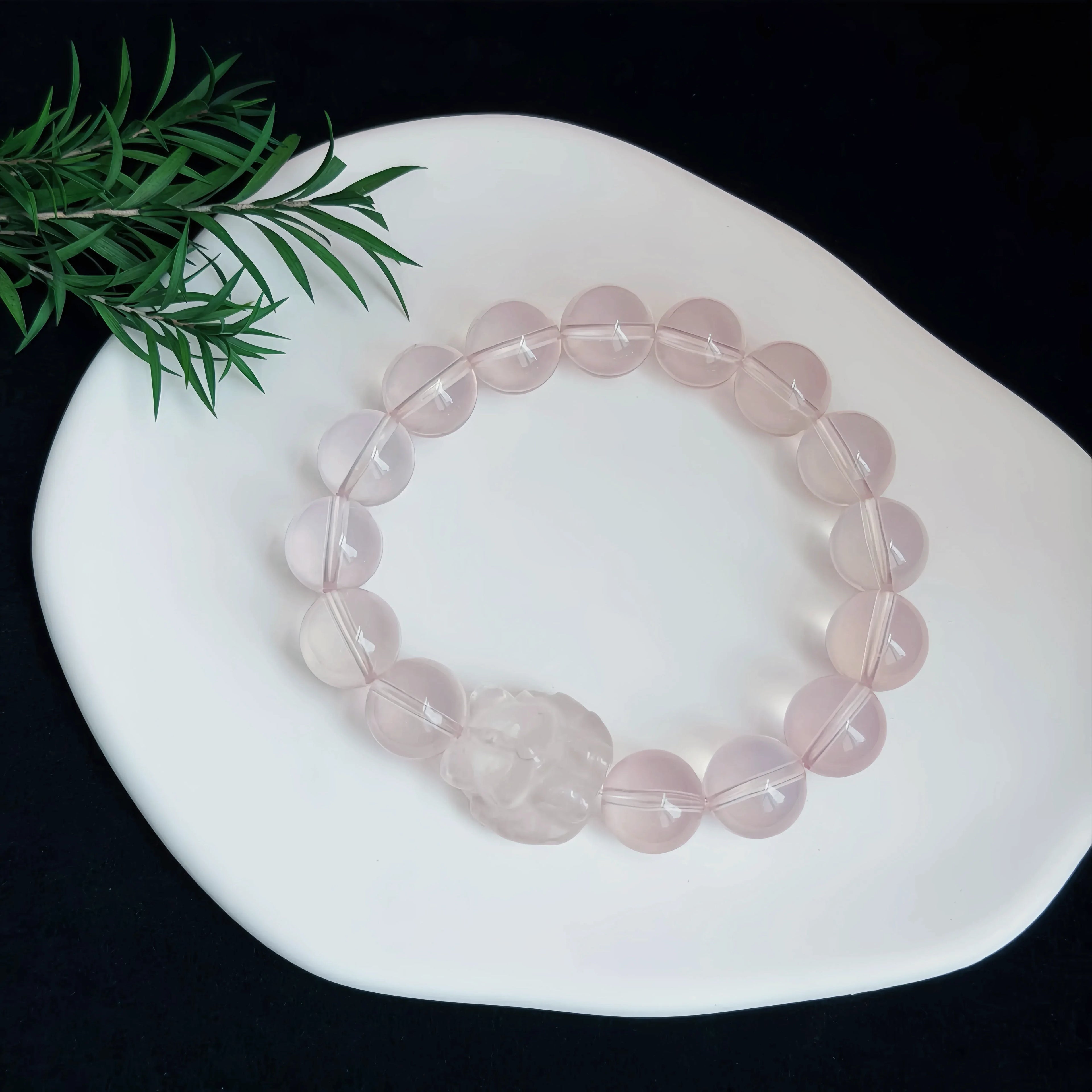 Rose Quartz Dream Fox Bracelet