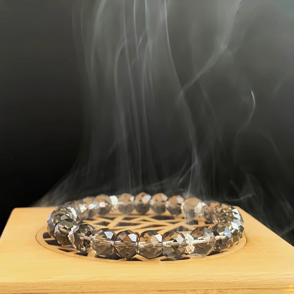 Twinkling Light Smoky Quartz Bracelet